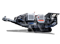 履帶式移動(dòng)破碎站,建筑垃圾破碎