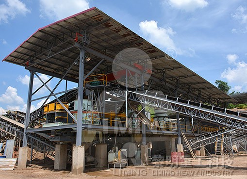 河南信陽花崗巖碎石生產(chǎn)線